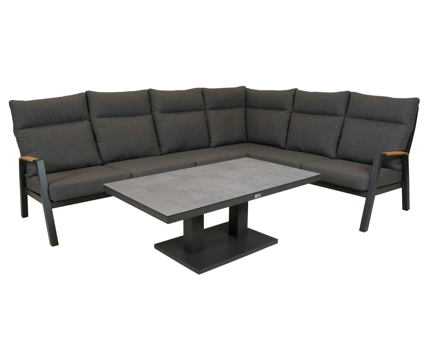 Qopps Amon Loungehoek Met Rubli In Hoogte Verstelbare Tafel