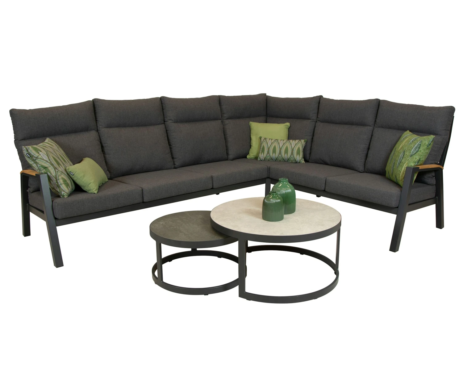 Qopps Amon Loungehoek Met Sprog Koffietafel Set - Afbeelding 2