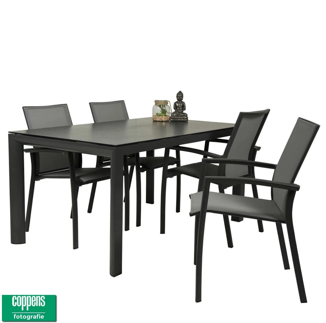Qopps Colby Tuintafel 180 Met 4 Tuinstoelen Tampa - Afbeelding 3