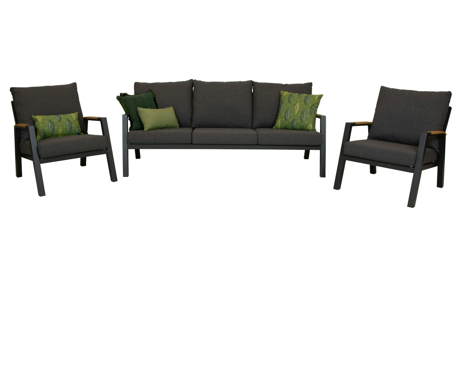 Qopps Ymabo Lounge Bank Met 2 Lounge Stoelen - Afbeelding 2