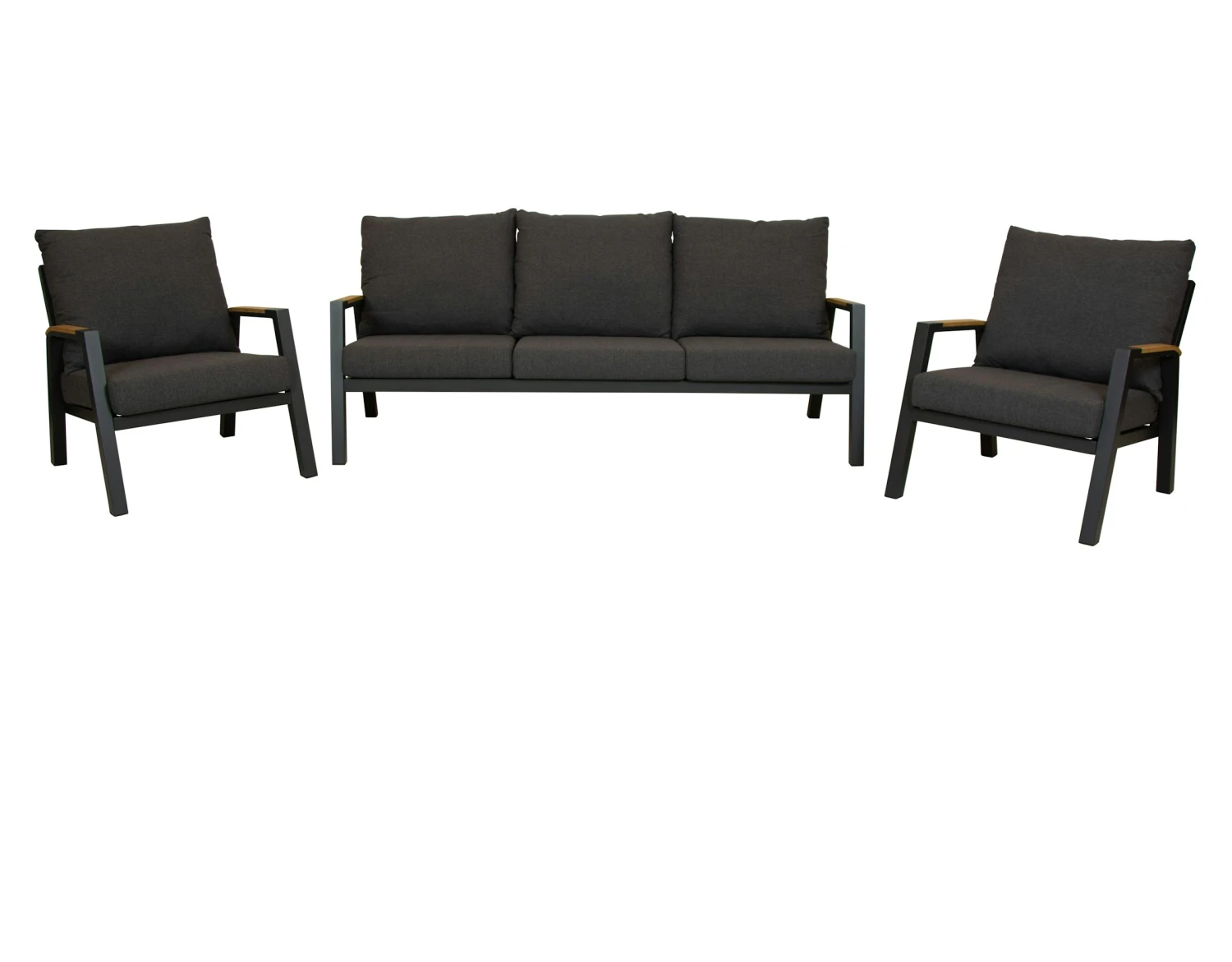 Qopps Ymabo Lounge Bank Met 2 Lounge Stoelen