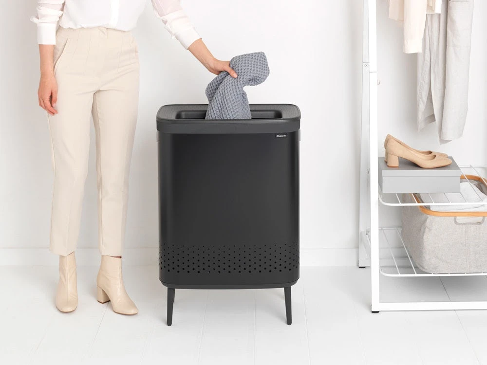Brabantia Wasbox Hi 2 X 45 Liter - Matt Black - Afbeelding 10