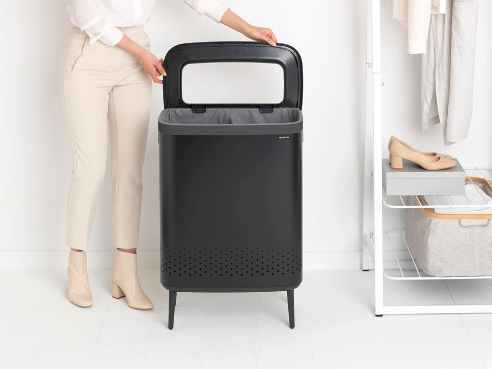 Brabantia Wasbox Hi 2 X 45 Liter - Matt Black - Afbeelding 16