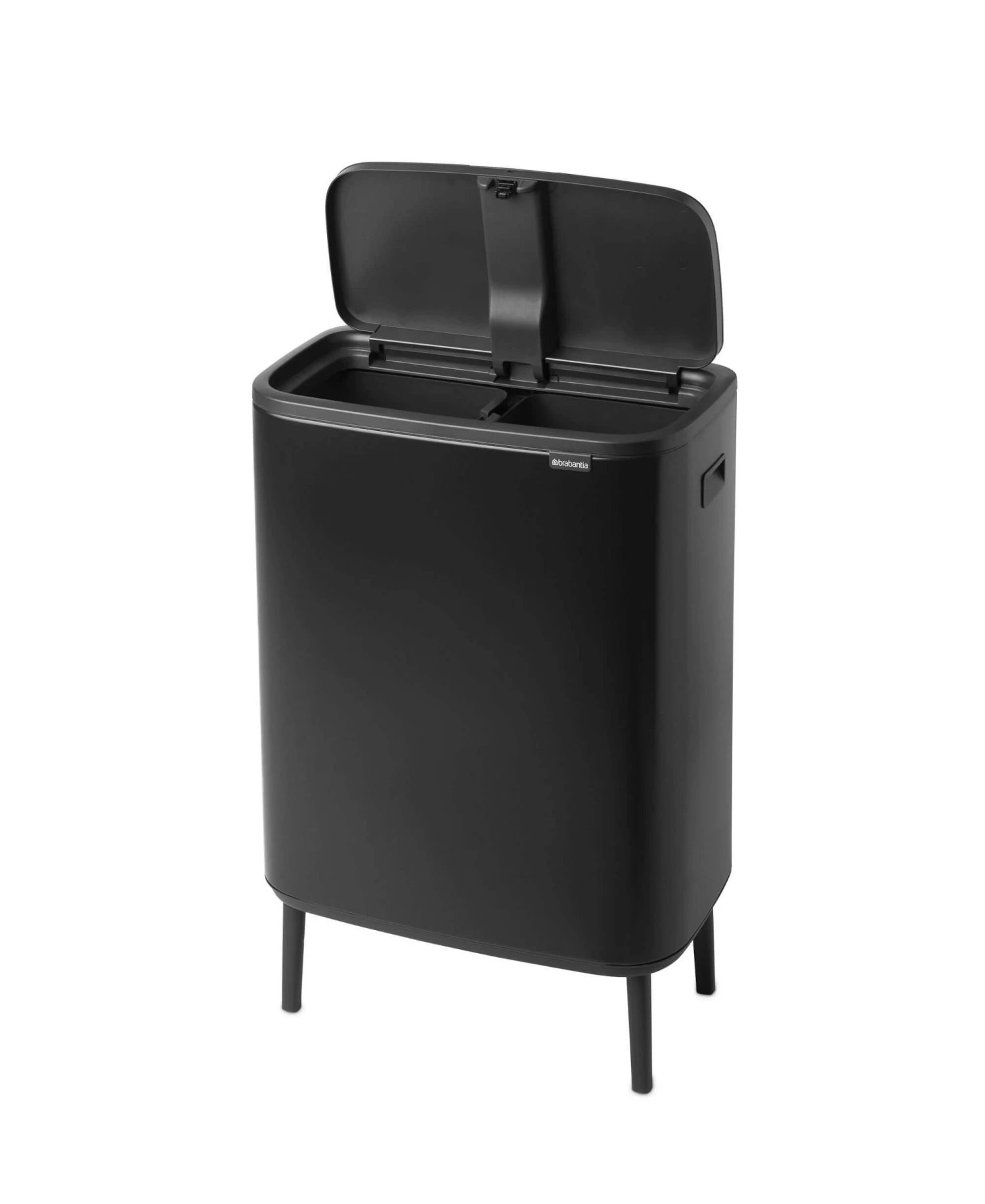 Brabantia Bo Touch Bin Hi 2x30 Liter Matt Black - Afbeelding 5