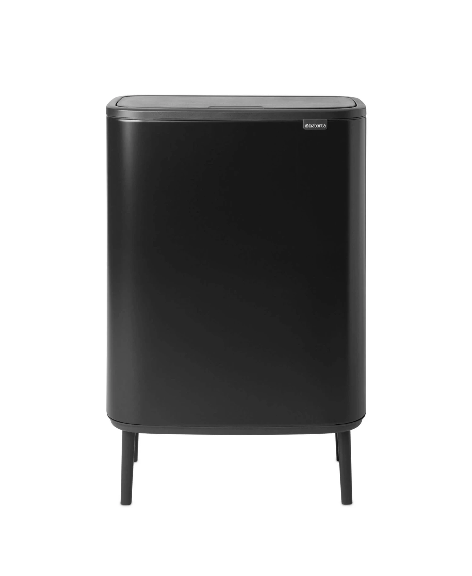 Brabantia Bo Touch Bin Hi 2x30 Liter Matt Black - Afbeelding 2