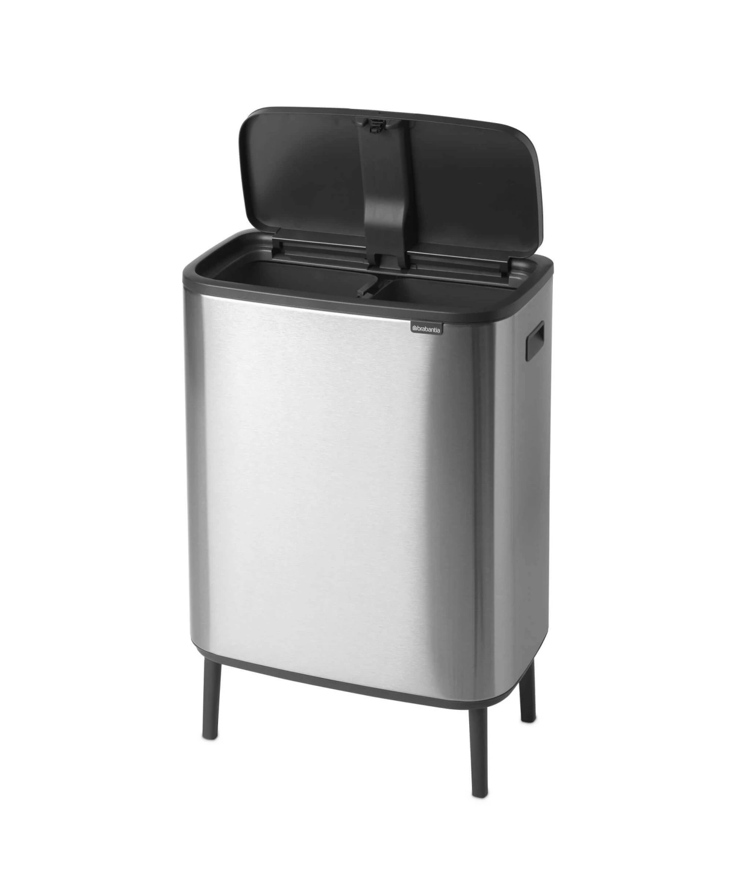 Brabantia Bo Touch Bin Hi 2x30 Liter Matt Steel Fingerprint Proof - Afbeelding 4