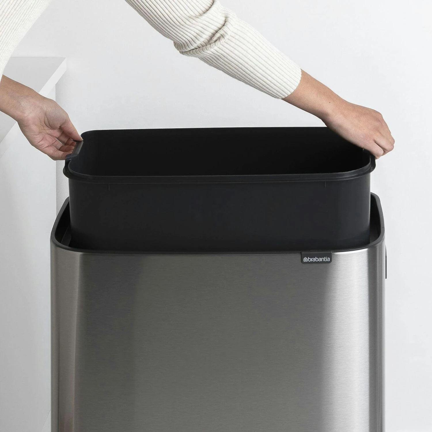 Brabantia Bo Touch Bin Hi 60 Liter Matt Steel Fingerprintproof - Afbeelding 9