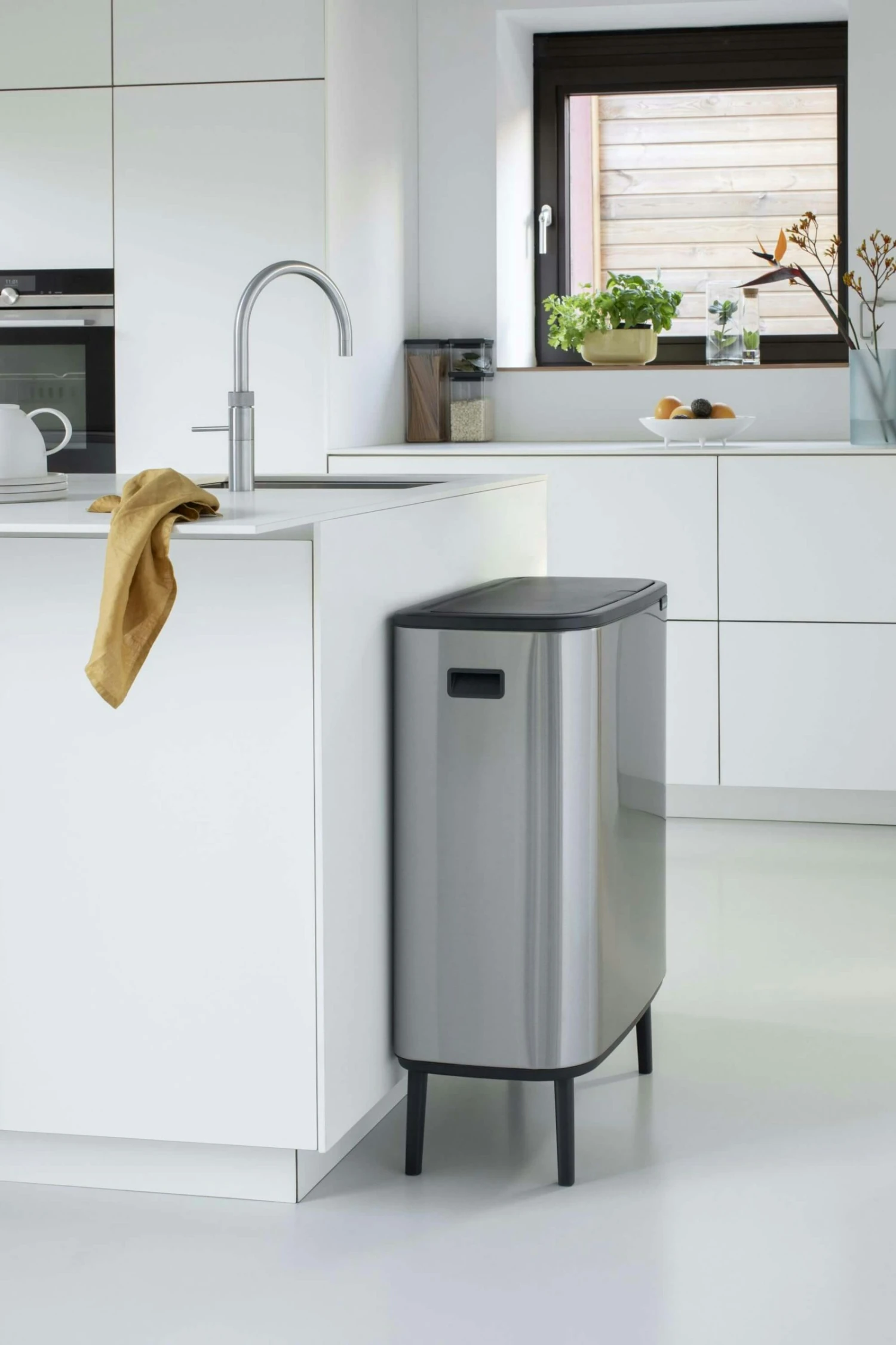 Brabantia Bo Touch Bin Hi 60 Liter Matt Steel Fingerprintproof - Afbeelding 8
