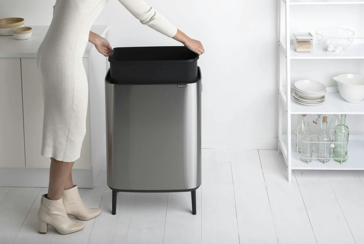 Brabantia Bo Touch Bin Hi 60 Liter Matt Steel Fingerprintproof - Afbeelding 13