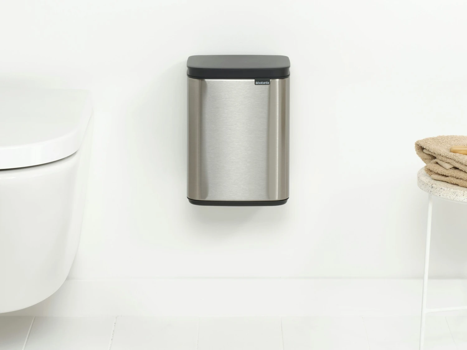 Brabantia Bo Touch Bin 4 Liter Met Kunststof Binnenemmer Matt Steel Fpp - Afbeelding 2