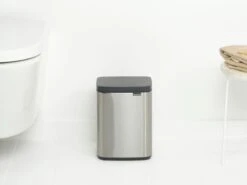 Brabantia Bo Touch Bin 4 Liter Met Kunststof Binnenemmer Matt Steel Fpp