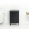 Brabantia Bo Hi Afvalemmer 12 Liter Matt Black