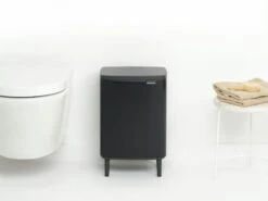 Brabantia Bo Hi Afvalemmer 12 Liter Matt Black