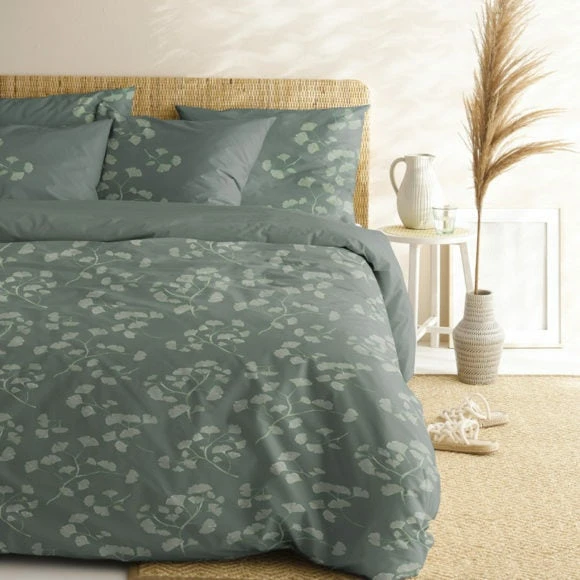 Cinderella Dekbedovertrekset Katoen 140x200/220 Cm Viridi Dark Green - Afbeelding 2