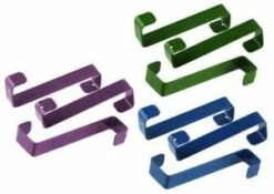 Fackelmann Tecno Deurhaken Blauw/groen Of Paars 3 Stuks