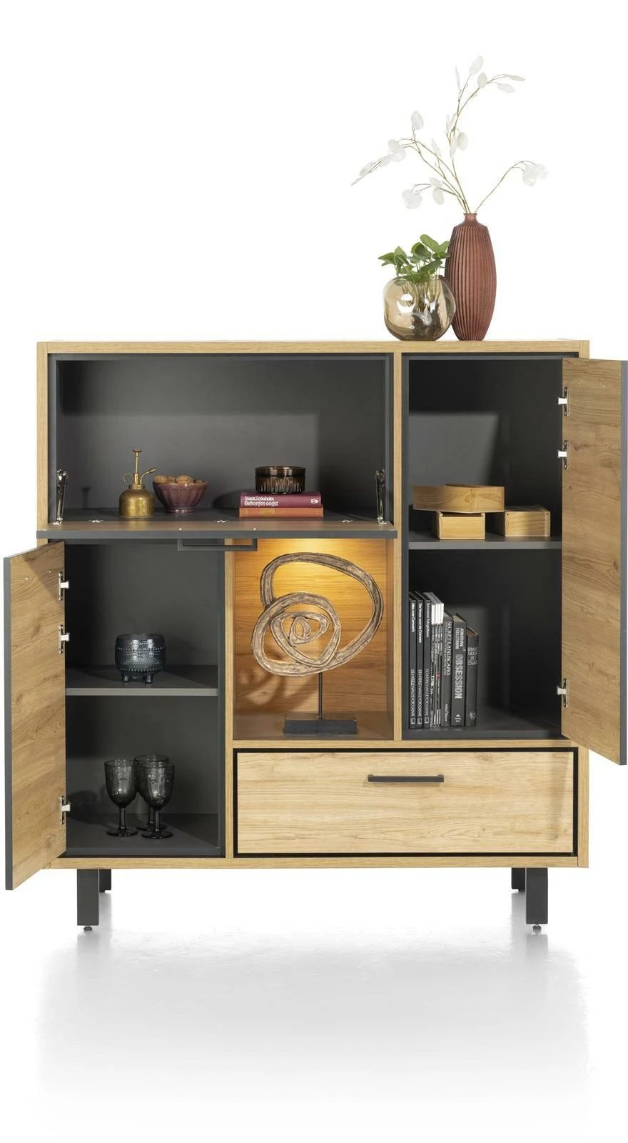 Ostrava Highboard 125 Cm