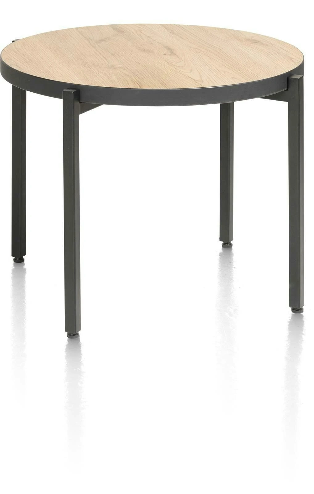 Ostrava Salontafel Rond 54 Cm. - Met Omkeerbaar Blad