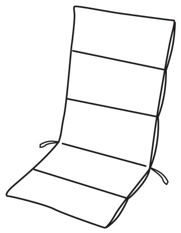 Hartman Tuinstoelkussen Jay Orange Sling - Afbeelding 2