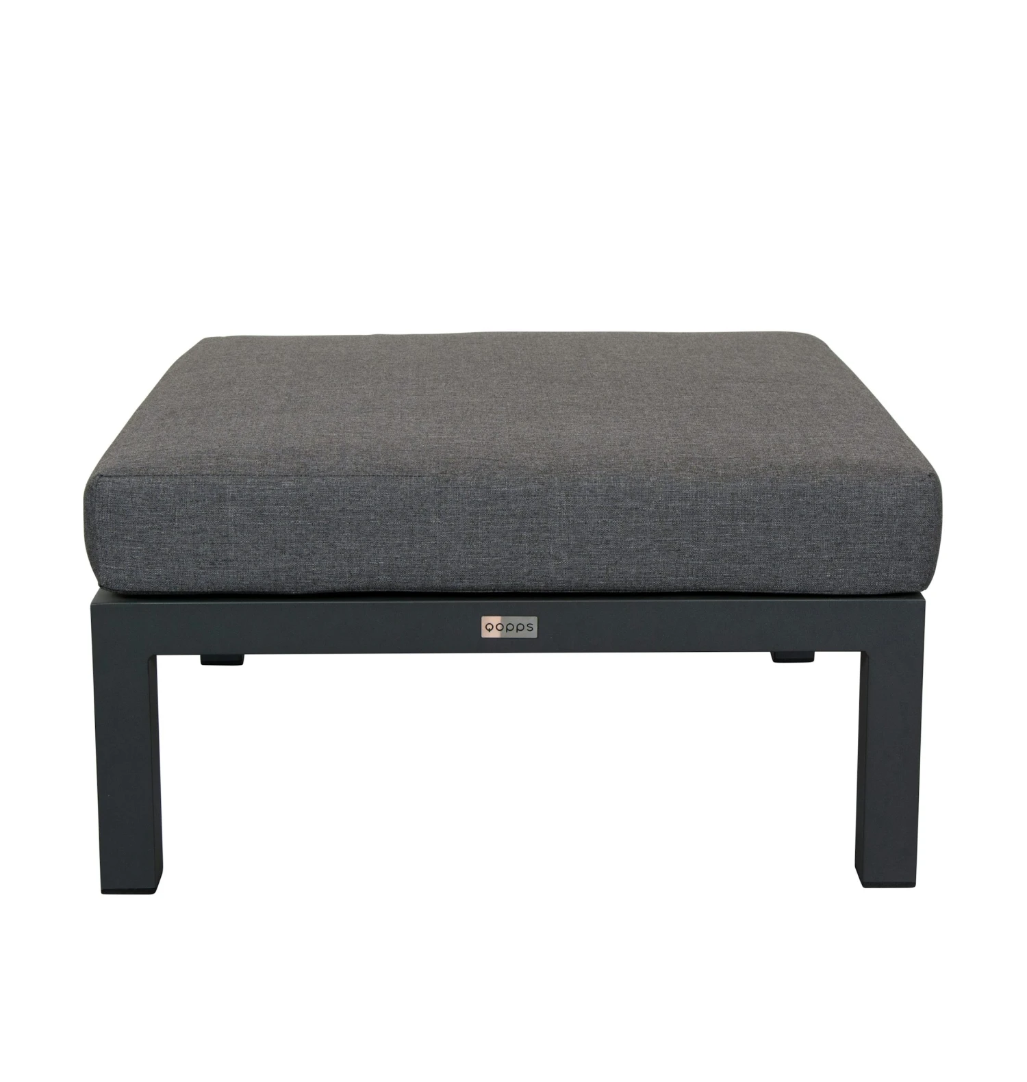 Qopps Idoan Footstoel Mat Antraciet - Afbeelding 2
