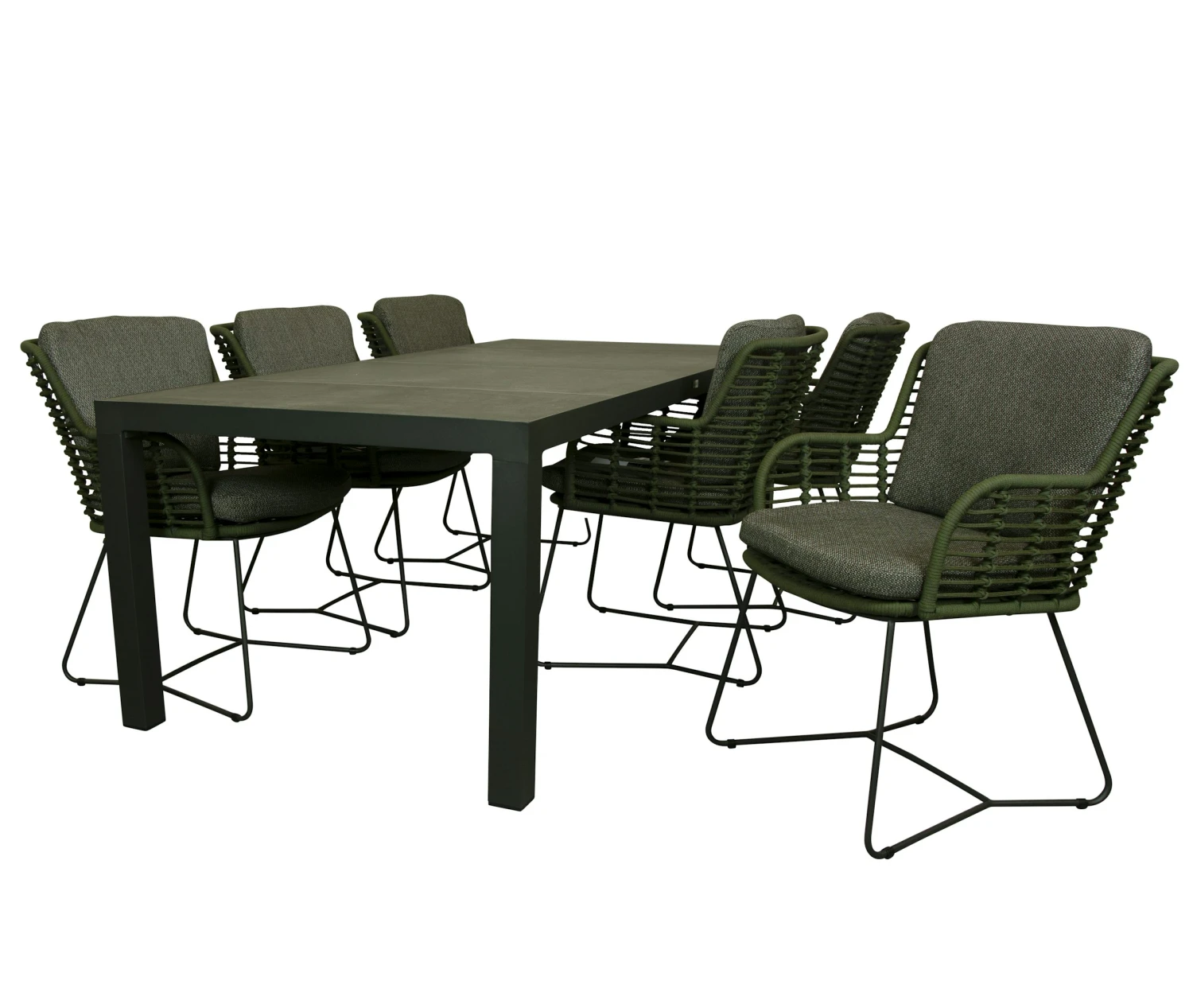 Qopps Levas Tuintafel Met Fabrice Dining Tuinstoel - Afbeelding 2