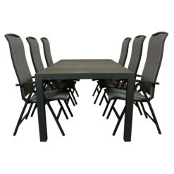 Qopps Levas Tuintafel Met Houston Verstelbare Tuinstoel