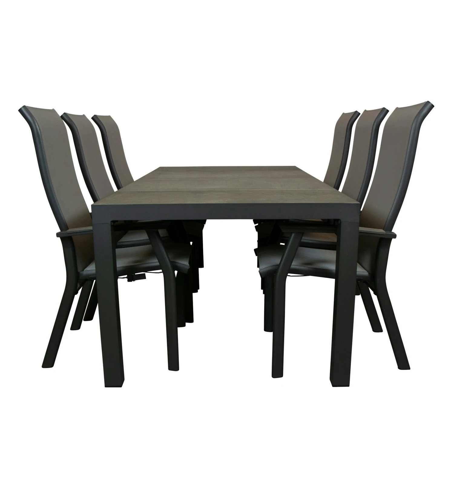 Qopps Levas Tuintafel Met Livorno Gasveer Verstelbare Tuinstoel