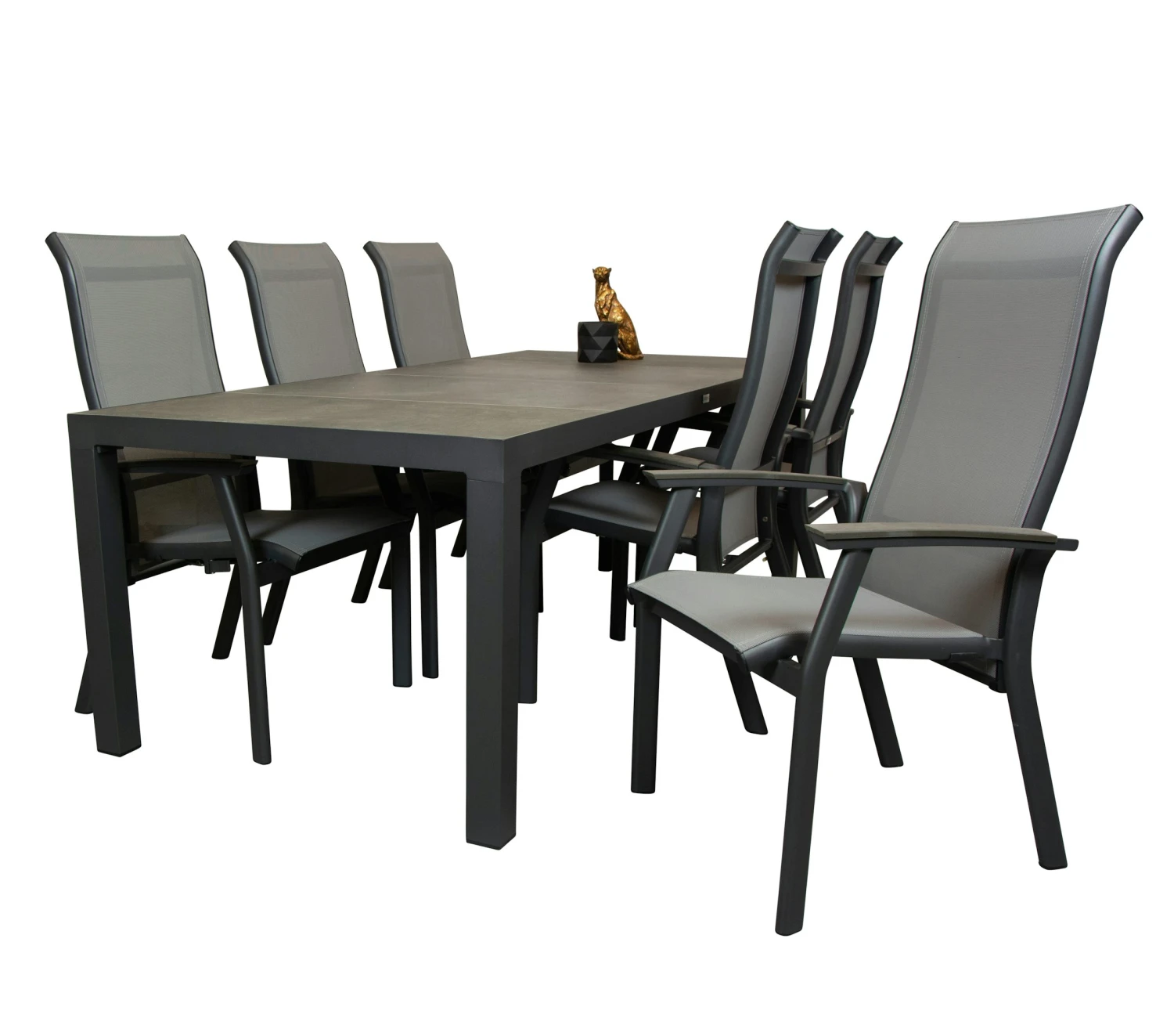 Qopps Levas Tuintafel Met Livorno Gasveer Verstelbare Tuinstoel - Afbeelding 3