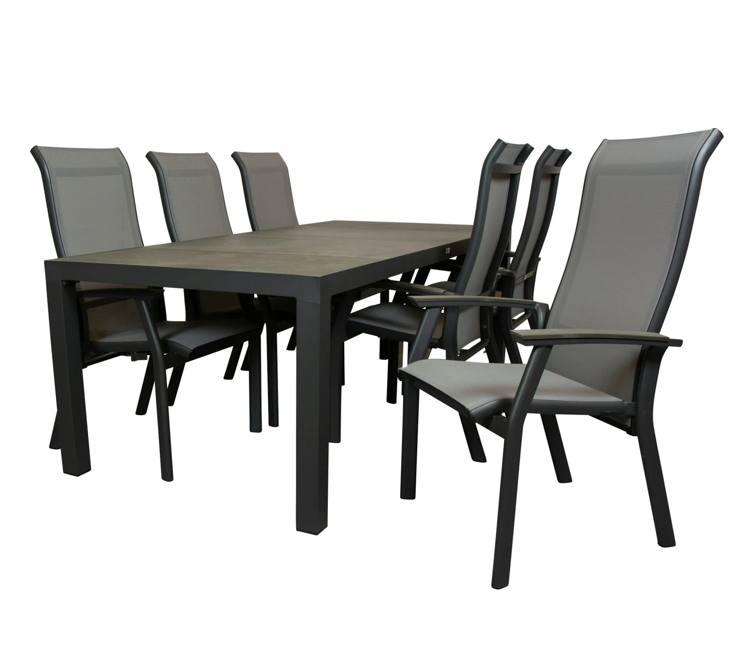 Qopps Levas Tuintafel Met Livorno Gasveer Verstelbare Tuinstoel - Afbeelding 2