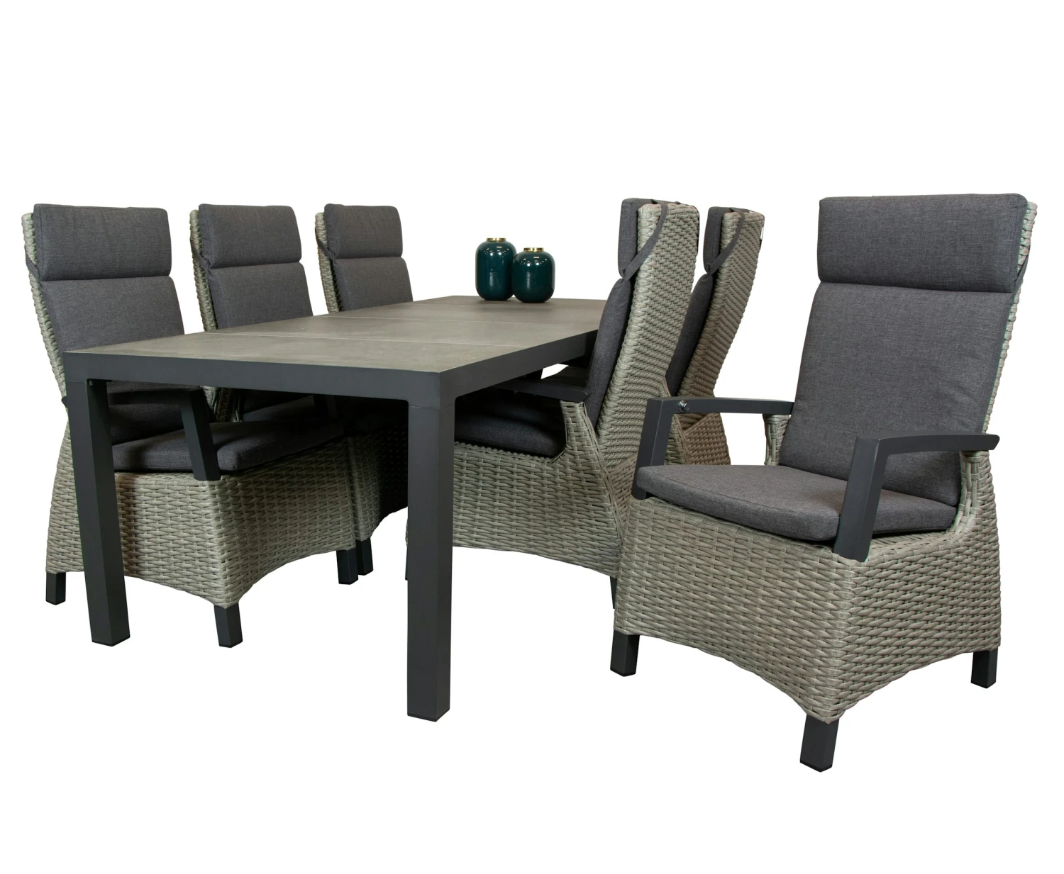 Qopps Levas Tuintafel Met Orlon Gasveer Verstelbare Tuinstoel - Afbeelding 3