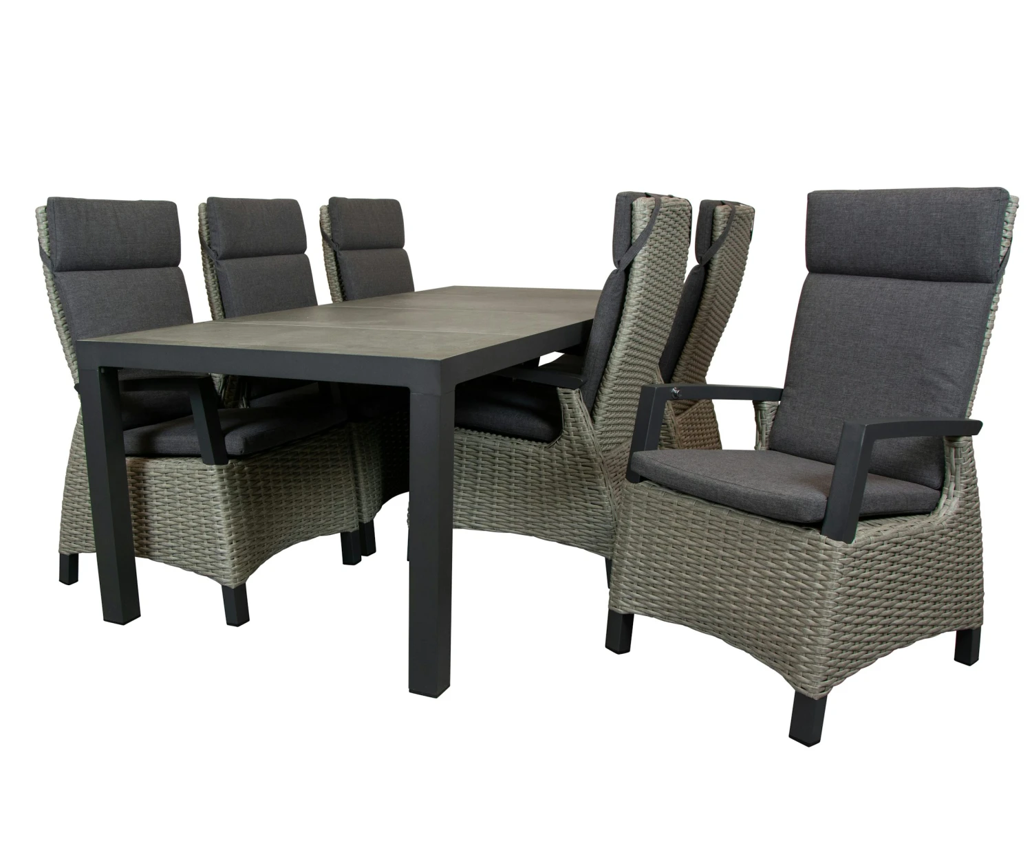 Qopps Levas Tuintafel Met Orlon Gasveer Verstelbare Tuinstoel - Afbeelding 2