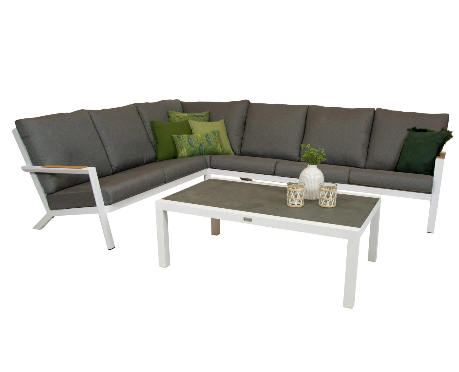 Qopps Okion Loungehoek Met Rubli In Hoogte Verstelbare Tafel - Afbeelding 2