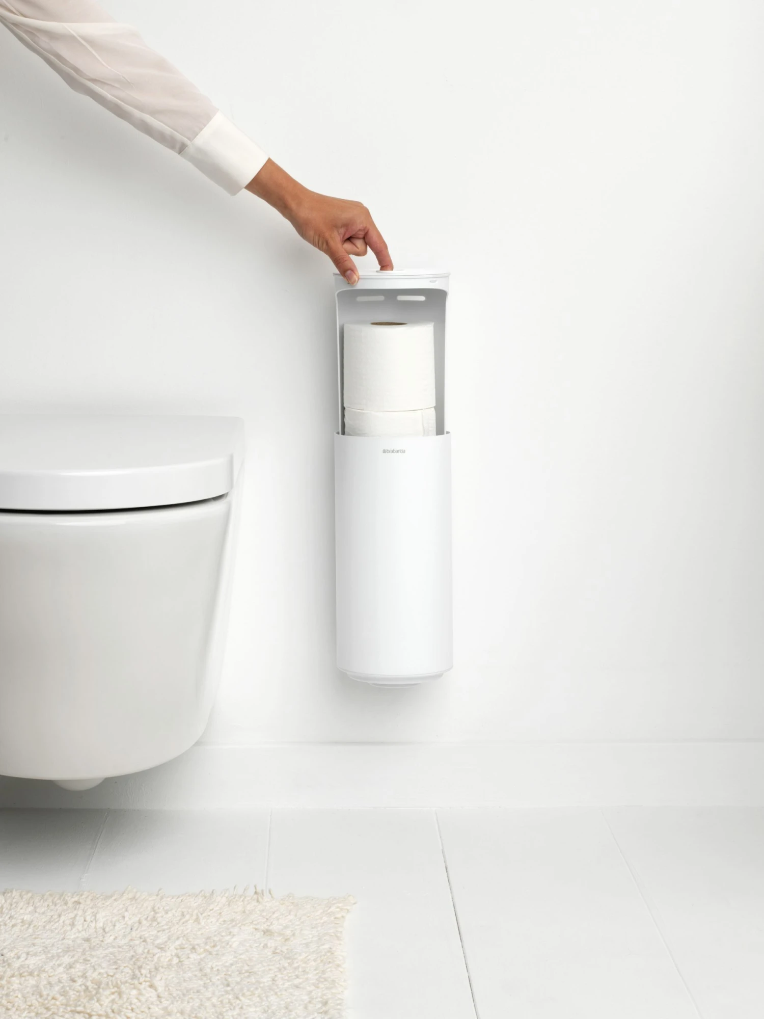 Brabantia Mindset Reserverolhouder Mineral Infinite White - Afbeelding 2