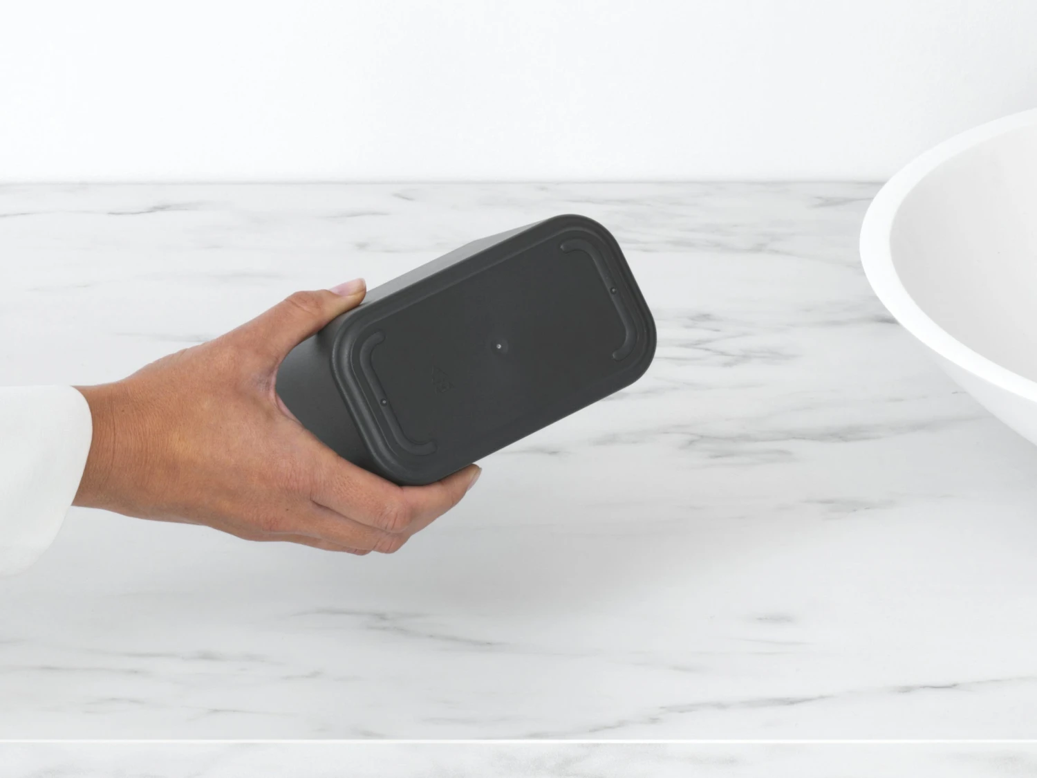 Brabantia Mindset Badkamer Afvalbakje Dark Grey - Afbeelding 4