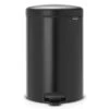 Brabantia Pedaalemmer Newlcon 20 Liter Matt Black