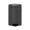 Brabantia Pedaalemmer Newlcon 3 Liter Mineral Infinite Grey OP=OP
