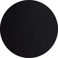 Placemats Uni Zwart Rond