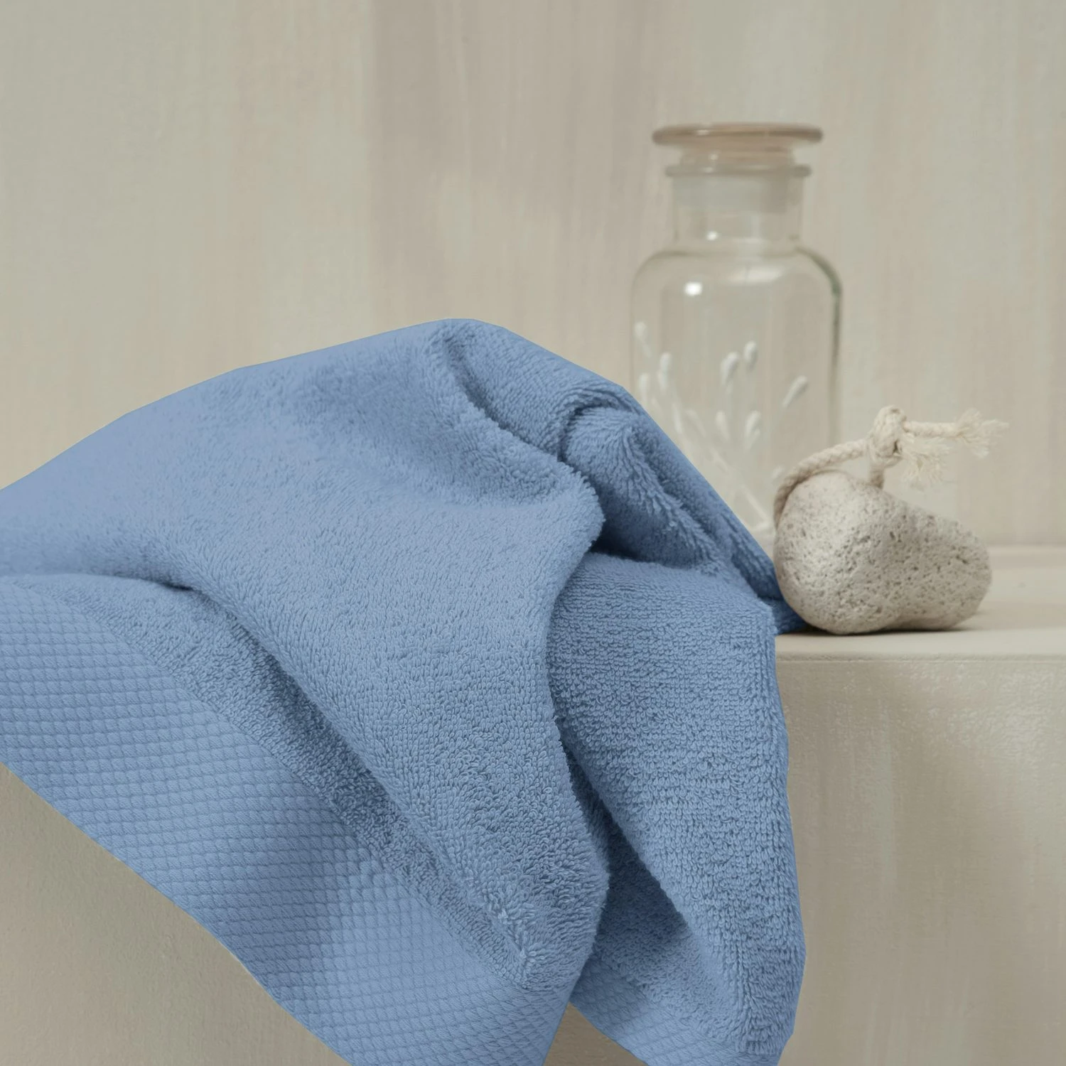 Seahorse Pure Baddoek 60x110 Cm Denim - Afbeelding 3