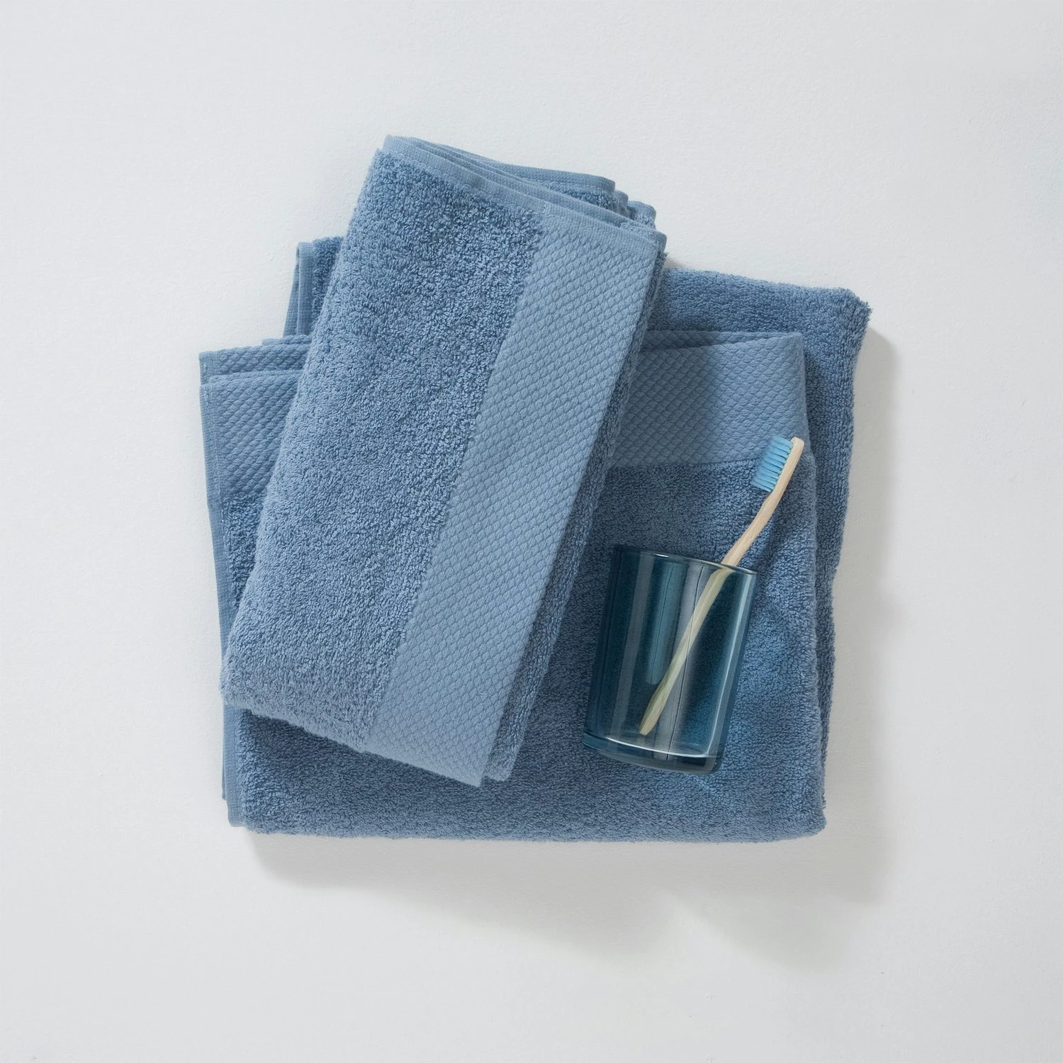 Seahorse Pure Baddoek 60x110 Cm Denim - Afbeelding 4