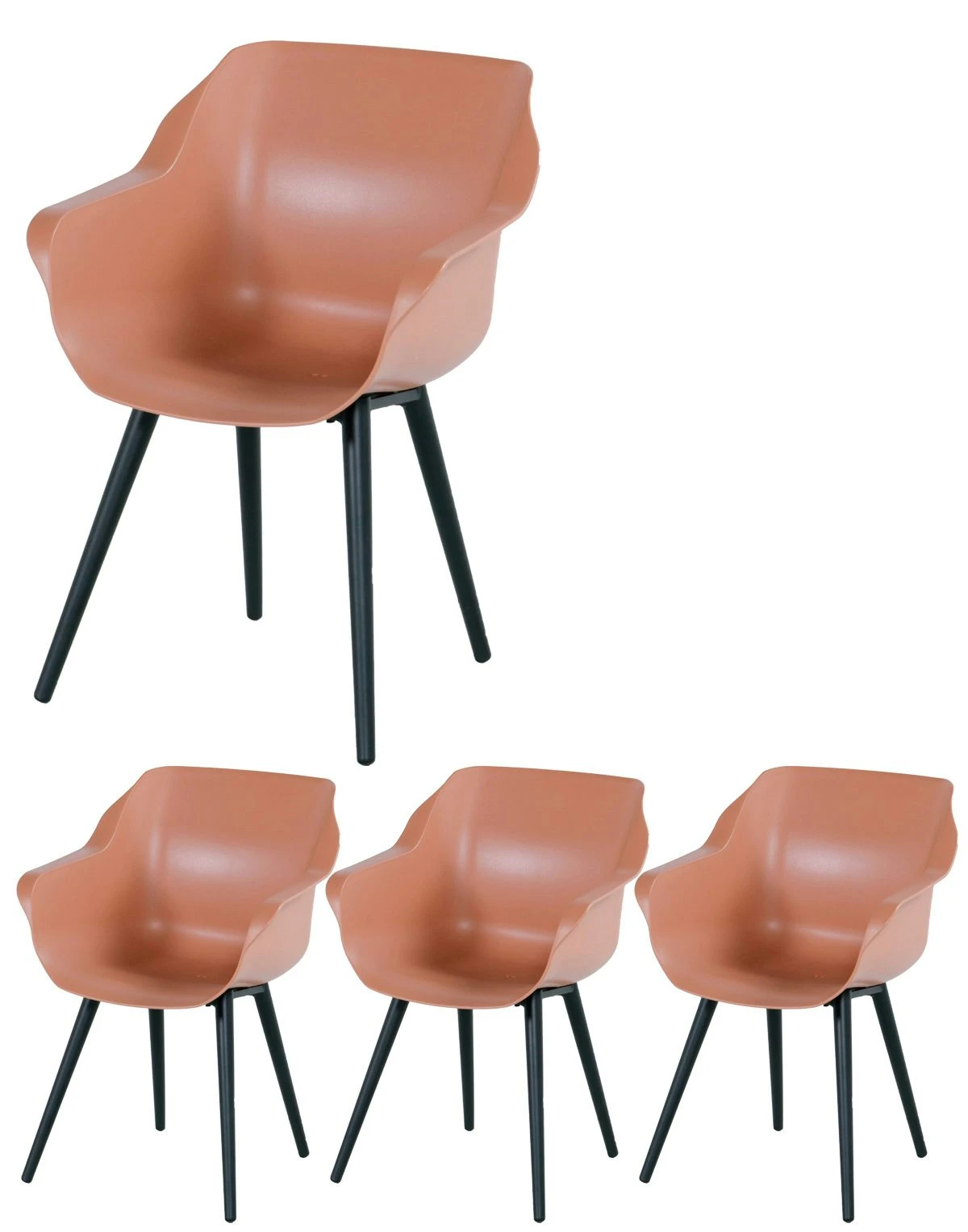 4 X Hartman Sophie Studio Armchair Italian Terra - Afbeelding 4