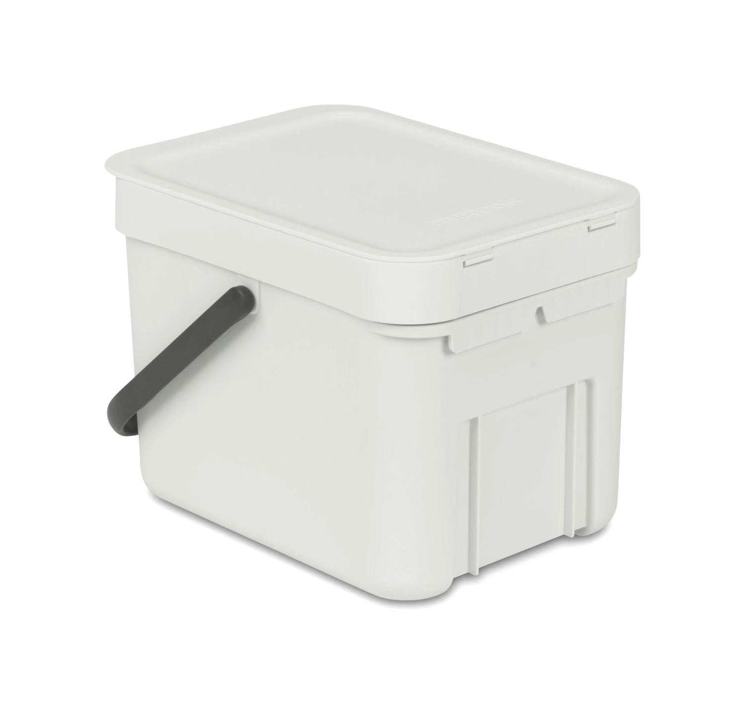 Brabantia Sort En Go Afvalemmer 6 Liter Light Grey - Afbeelding 2