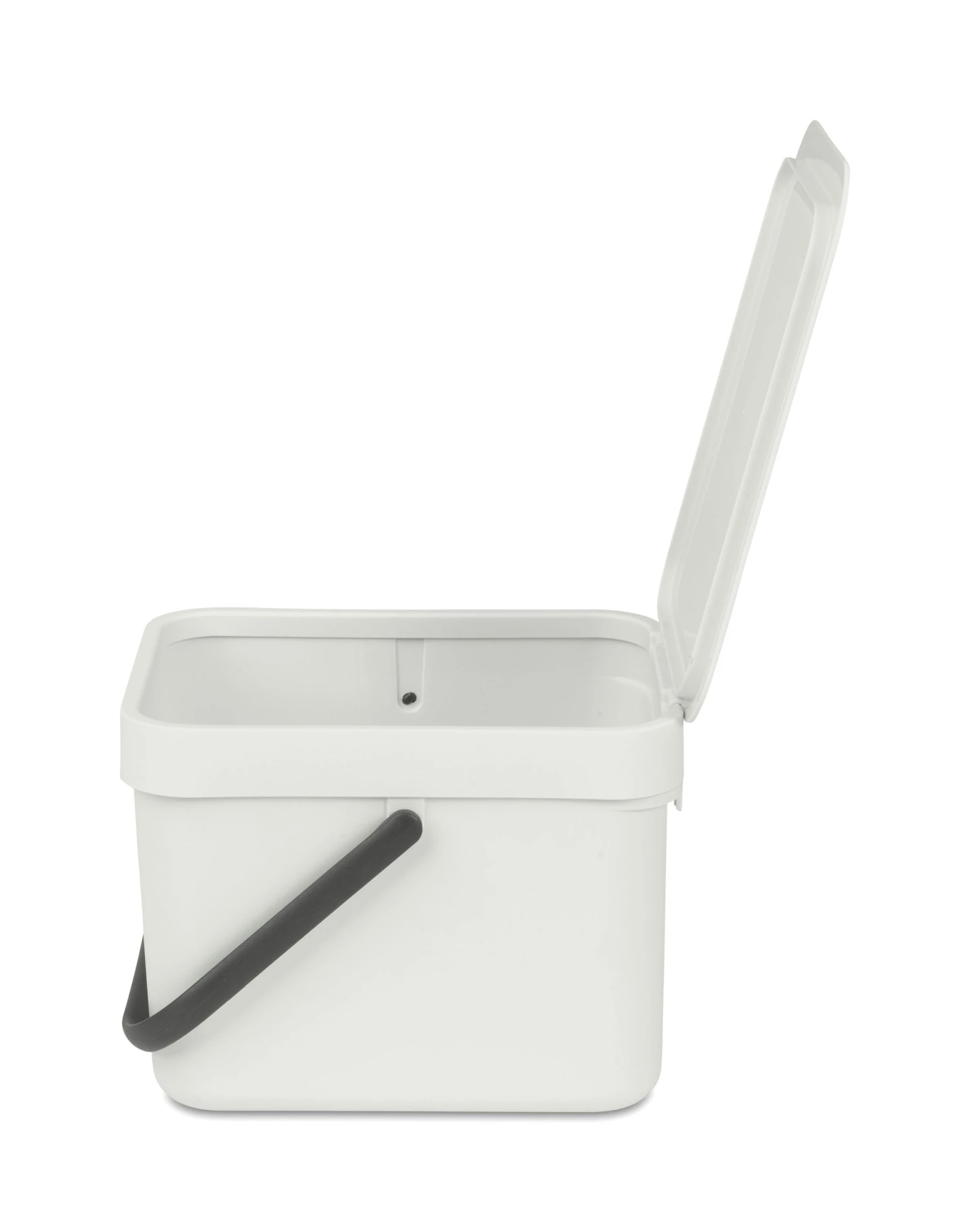 Brabantia Sort En Go Afvalemmer 6 Liter Light Grey - Afbeelding 4