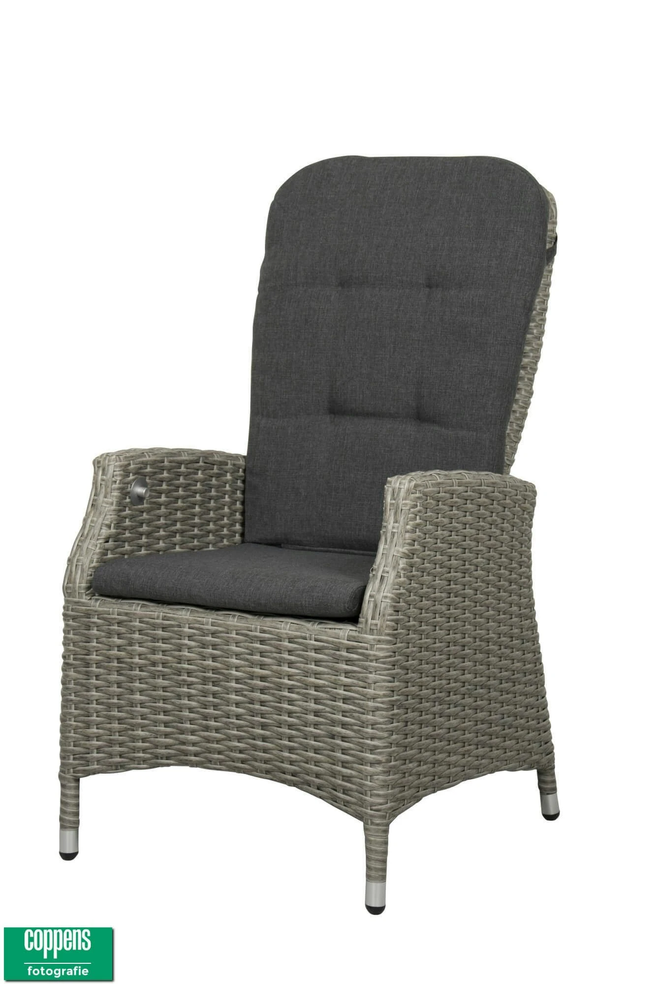 Qopps Perth Tuintafel 150 Rond Met Memphis Verstelbare Tuinstoel - Afbeelding 6