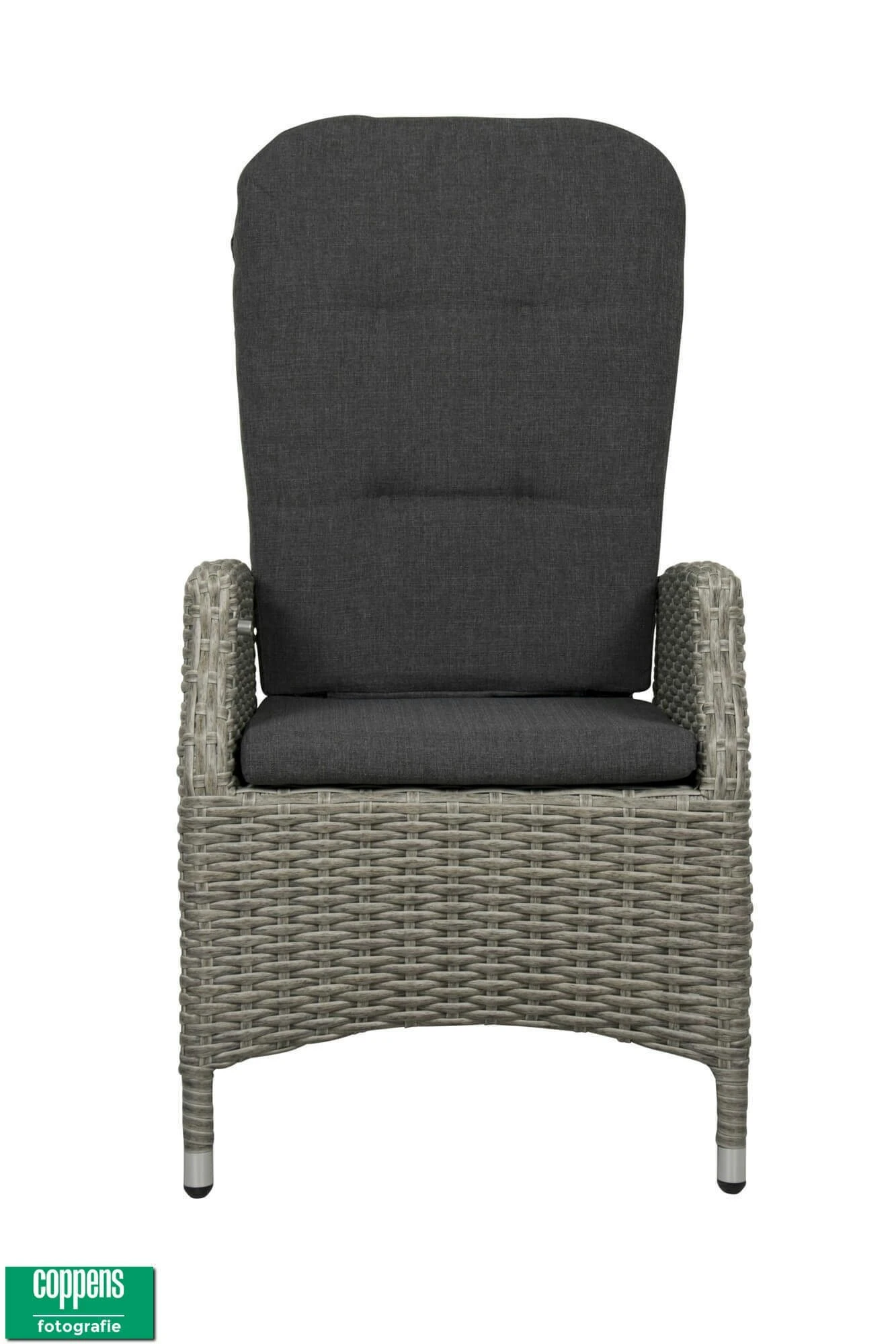 Qopps Memphis Verstelbare Dining Tuinstoel Cloudy Grey - Afbeelding 2