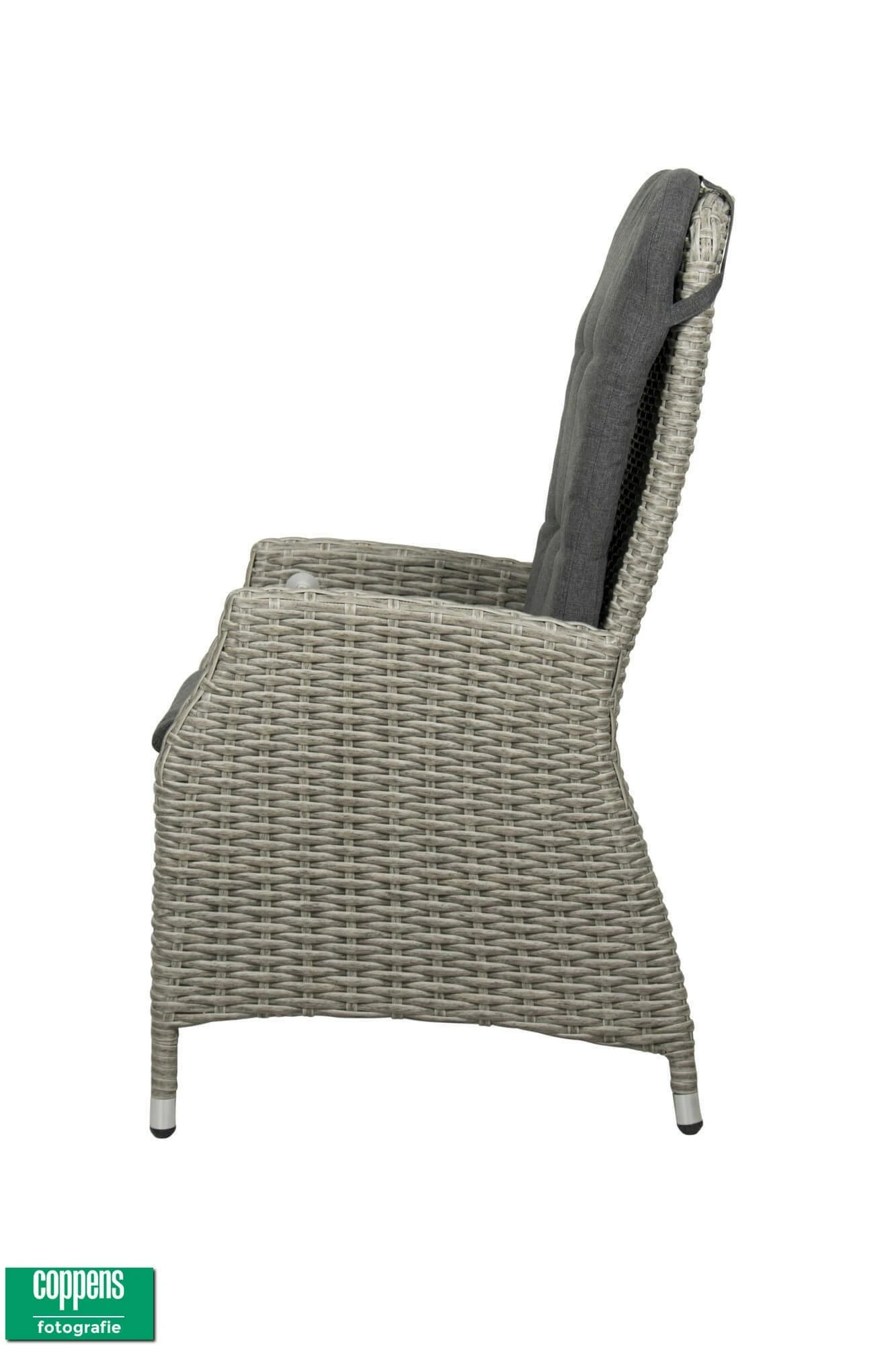 Qopps Memphis Verstelbare Dining Tuinstoel Cloudy Grey - Afbeelding 4