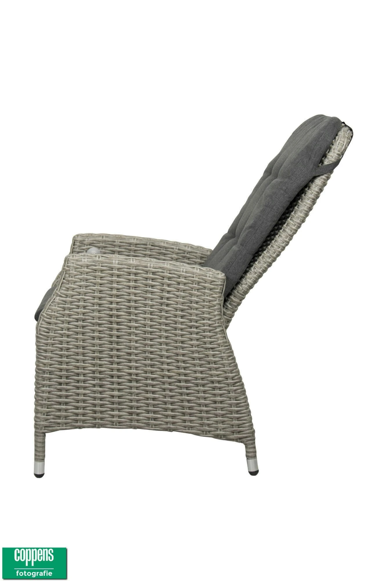 Qopps Memphis Verstelbare Dining Tuinstoel Cloudy Grey - Afbeelding 5