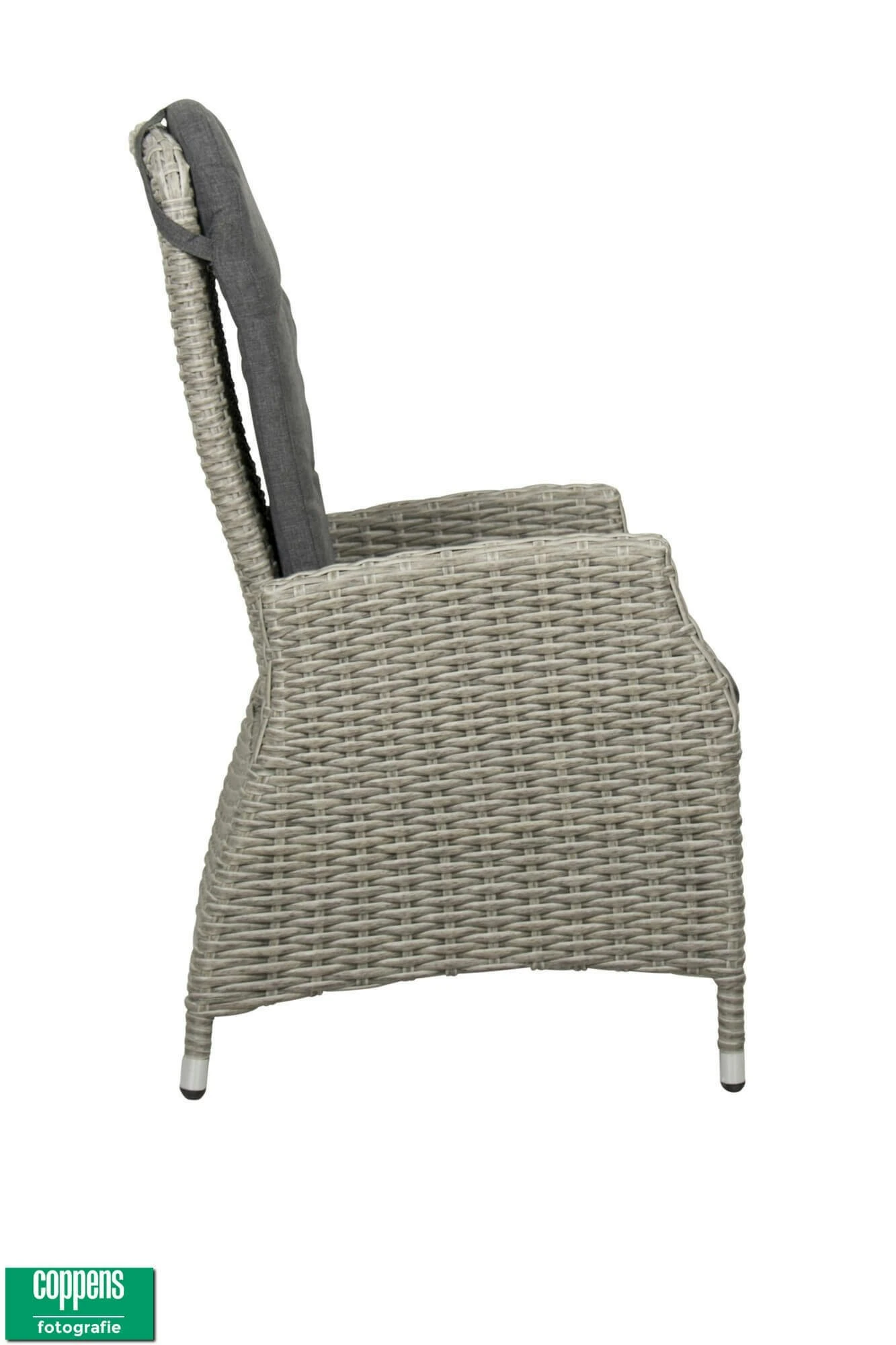 Qopps Memphis Verstelbare Dining Tuinstoel Cloudy Grey - Afbeelding 8