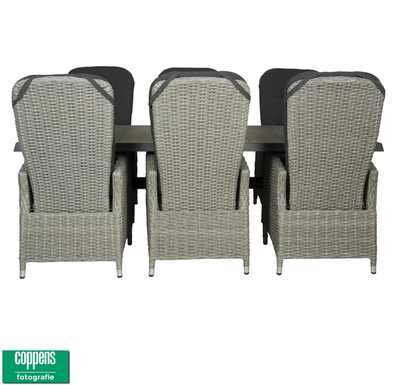 Qopps Admiral Tuintafel 224 Met Memphis Gasveer Verstelbare Tuinstoel - Afbeelding 3