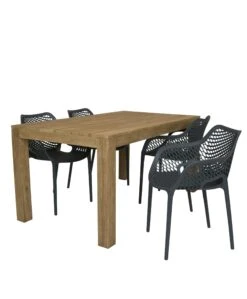 Alberto Teak Tafel 160 Met Tuinstoel Air XL
