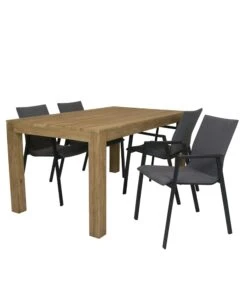 Alberto Teak Tafel 160 Met Tuinstoel Fubar