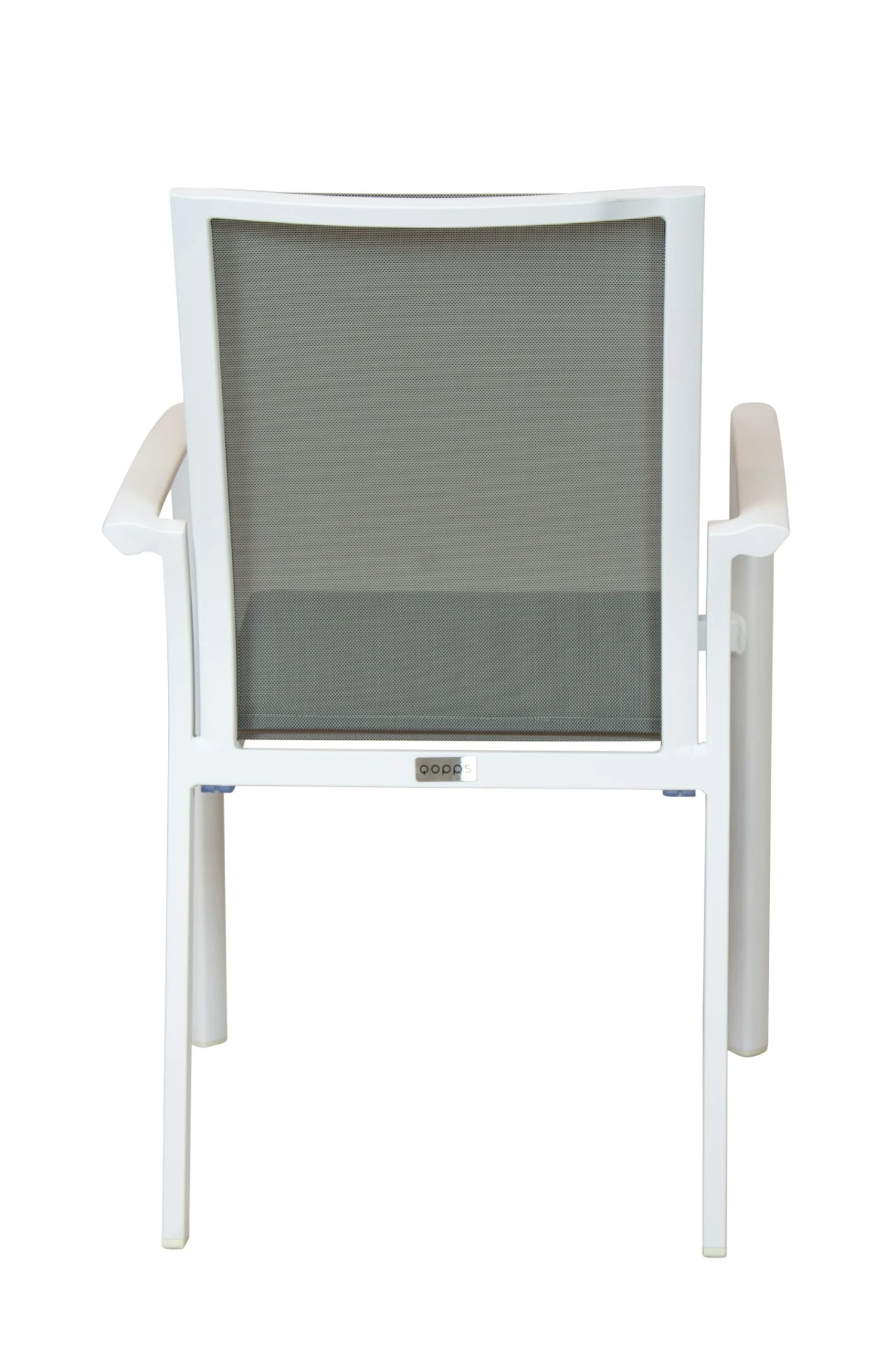 Qopps Waldi Stapelbare Tuinstoel Mat White - Afbeelding 4